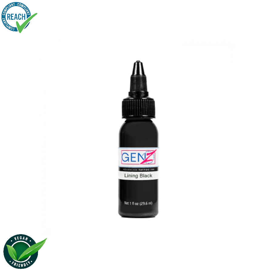 Intenze Ink Gen-Z Lining Black - Mélange pour le tatouage encre REACH