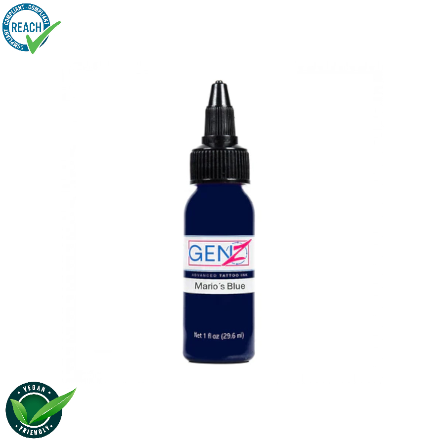 Intenze Ink Gen-Z Marios Blue - Mélange pour le tatouage encre REACH