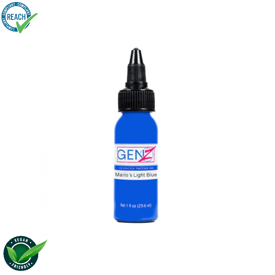 Intenze Ink Gen-Z Marios Light Blue - Mélange pour le tatouage encre REACH