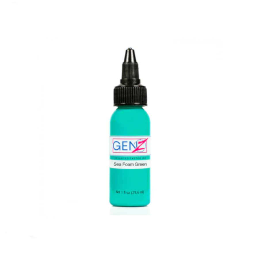 Encre Tattoo Verte - Intenze Ink Gen-Z Sea foam Green - Mélange pour le tatouage encre reach 30 ml