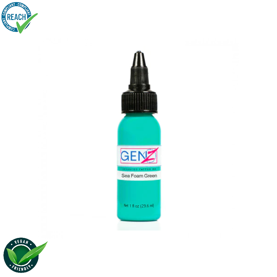 Intenze Ink Gen-Z Sea foam Green - Mélange pour le tatouage encre REACH