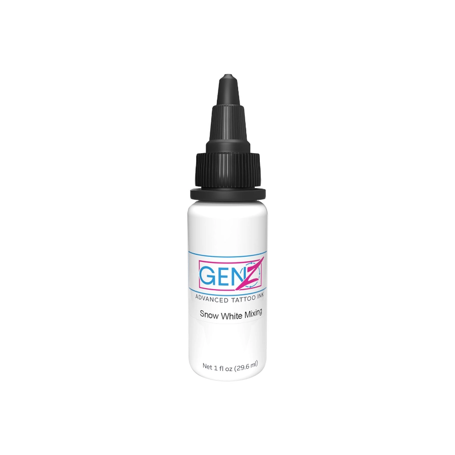 Encre Tattoo Blanche - Intenze Ink Gen-Z Snow White Mixing - Mélange pour le tatouage encre reach 30 ml*