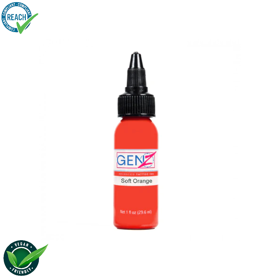 Intenze Ink Gen-Z Soft Orange - Mélange pour le tatouage encre REACH
