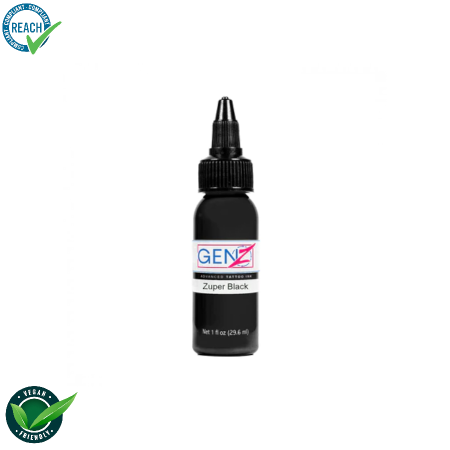 Intenze Ink Gen-Z Zuper Black - Mélange pour le tatouage encre REACH