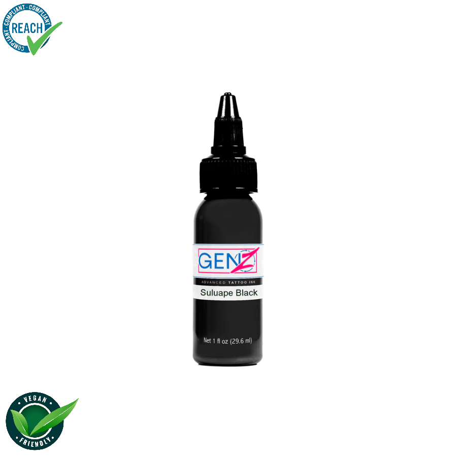 Intenze Ink Gen-Z Suluape Black - Mélange pour le tatouage encre REACH