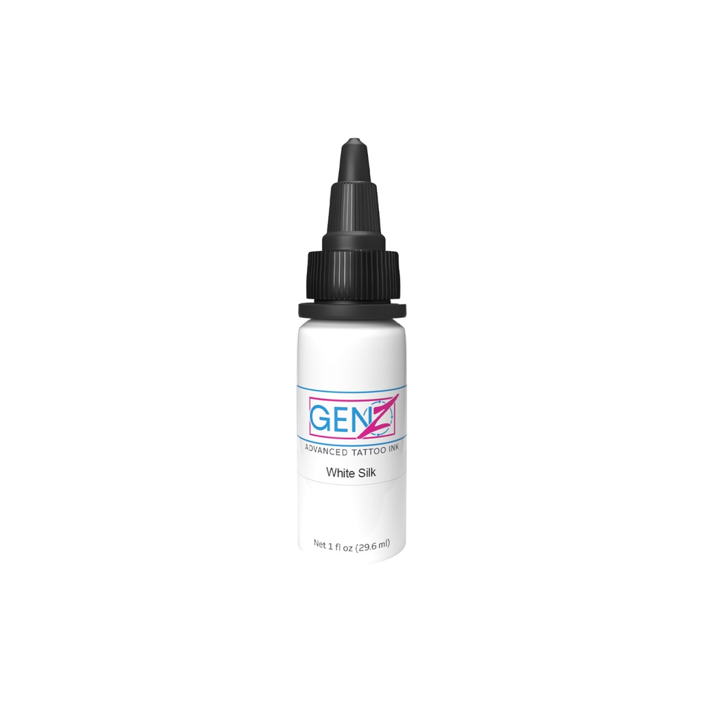Encre Tattoo Blanche - Intenze Ink Gen-Z Mark Mahoney GG White Silk - Mélange pour le tatouage encre reach 30 ml