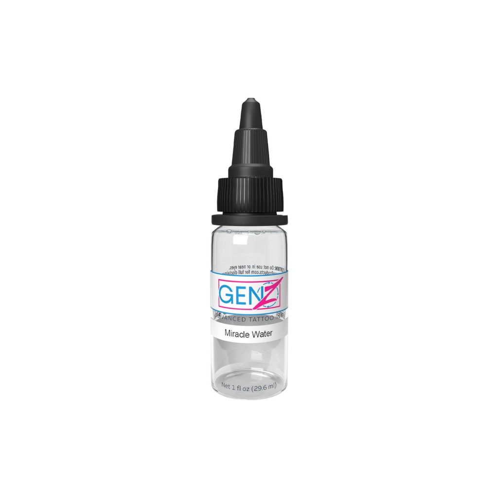 Encre Tattoo Blanche - Intenze Ink Gen-Z Mark Mahoney GG Miracle Water - Mélange pour le tatouage encre reach 30 ml