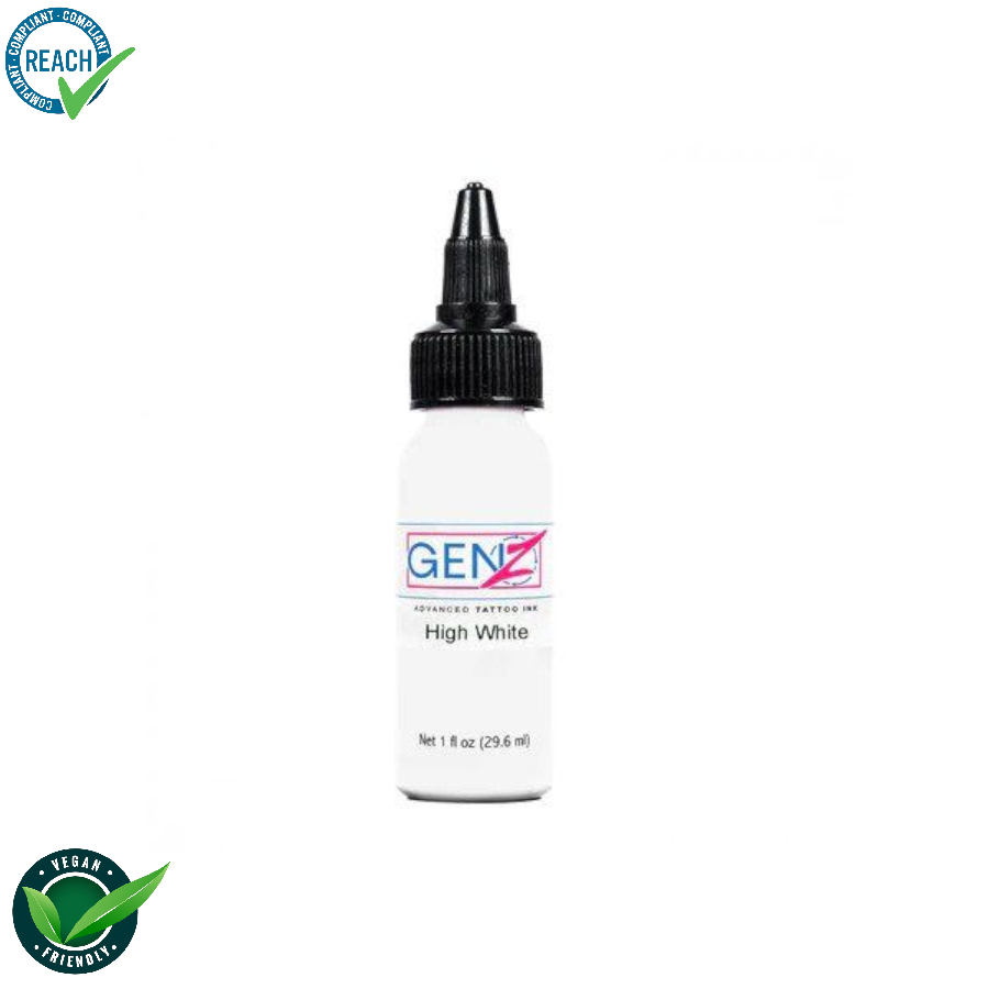 Intenze Ink Gen-Z Bob Tyrrell B&G High White - Mélange pour le tatouage encre REACH