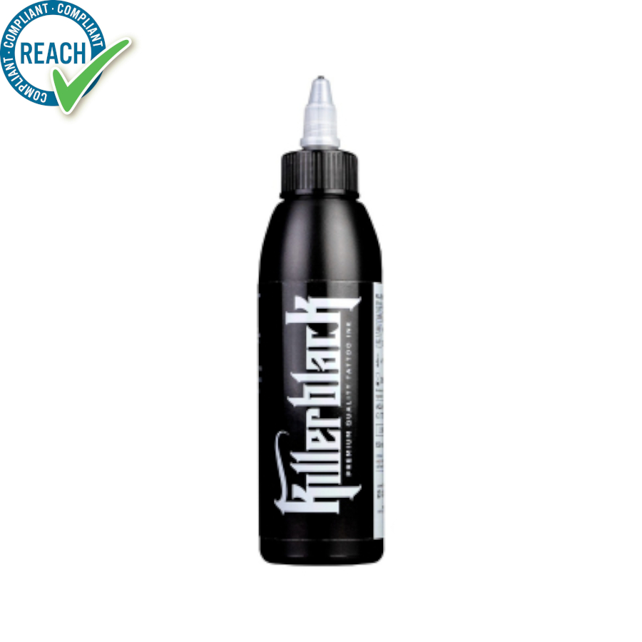 Killer Black Tattoo Ink Powerfull Black - Mélange pour le tatouage encre REACH 150ml