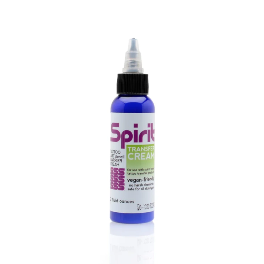 Stencil Tattoo - Spirit Transfert Cream Blue - Stencil pour le transfert de liasse copiant végan*
