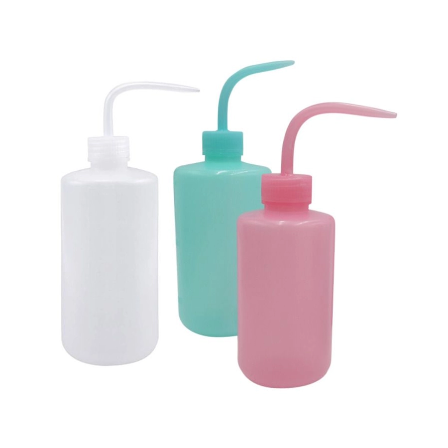Flacon Tattoo - Bouteille Pissette Plastique - Flacon souple col de cygne (3 coloris)*