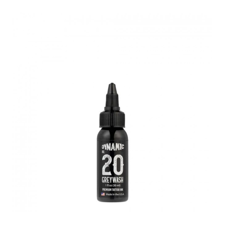 Encre Entrainement Tattoo Greywash - Dynamic Ink Grey Wash 20% - Encre artistique pour entrainement au tatouage NON REACH*