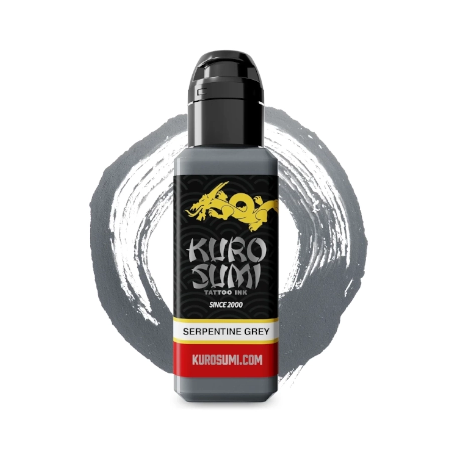 Encre Tatouage Grise - Kuro Sumi Impérial Serpentine Grey - Mélange pour le tatouage encre reach*