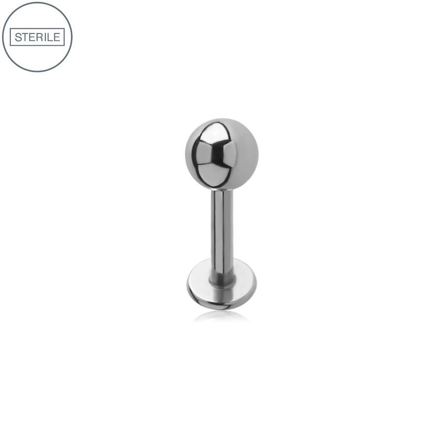 Piercing Labret Sterile - Piercing en titane sterile avec bille