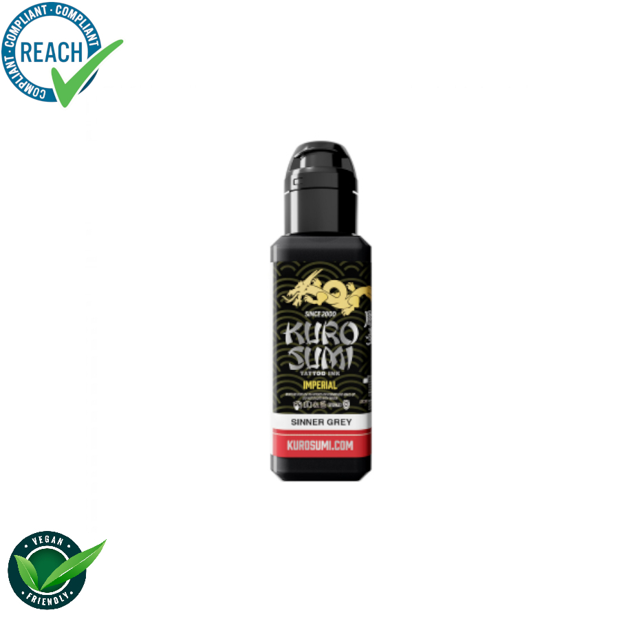 Encre Tatouage Noire - Kuro Sumi Impérial Zhang Po Sinner Greywash - Mélange pour le tatouage encre reach