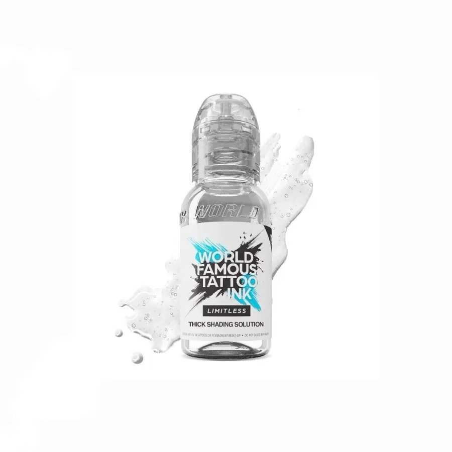 Diluant Tattoo - World Famous Tattoo Ink Limitless Thick Shading Solution - Solution de dilution pour les encres de tatouage reach*