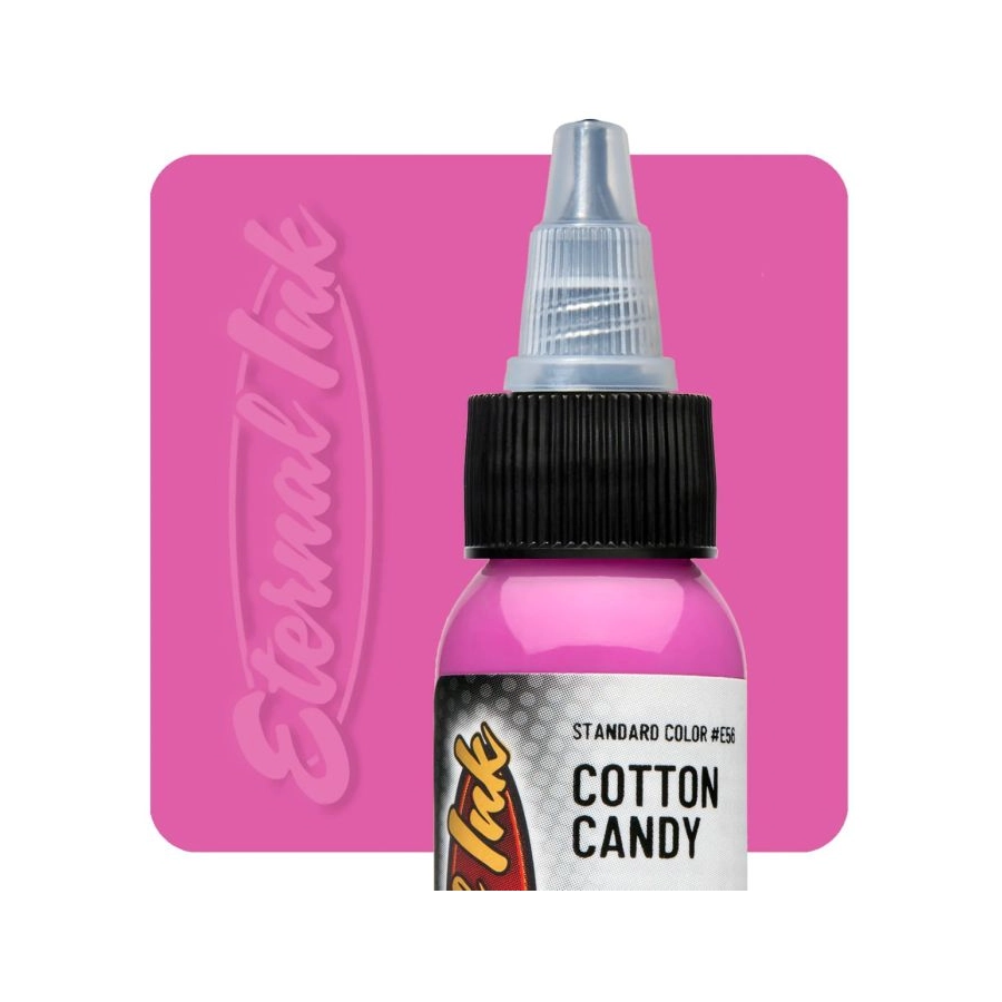Encre Entrainement Tattoo Rose - Eternal Ink Cotton Candy - Encre artistique pour entrainement au tatouage NON REACH*