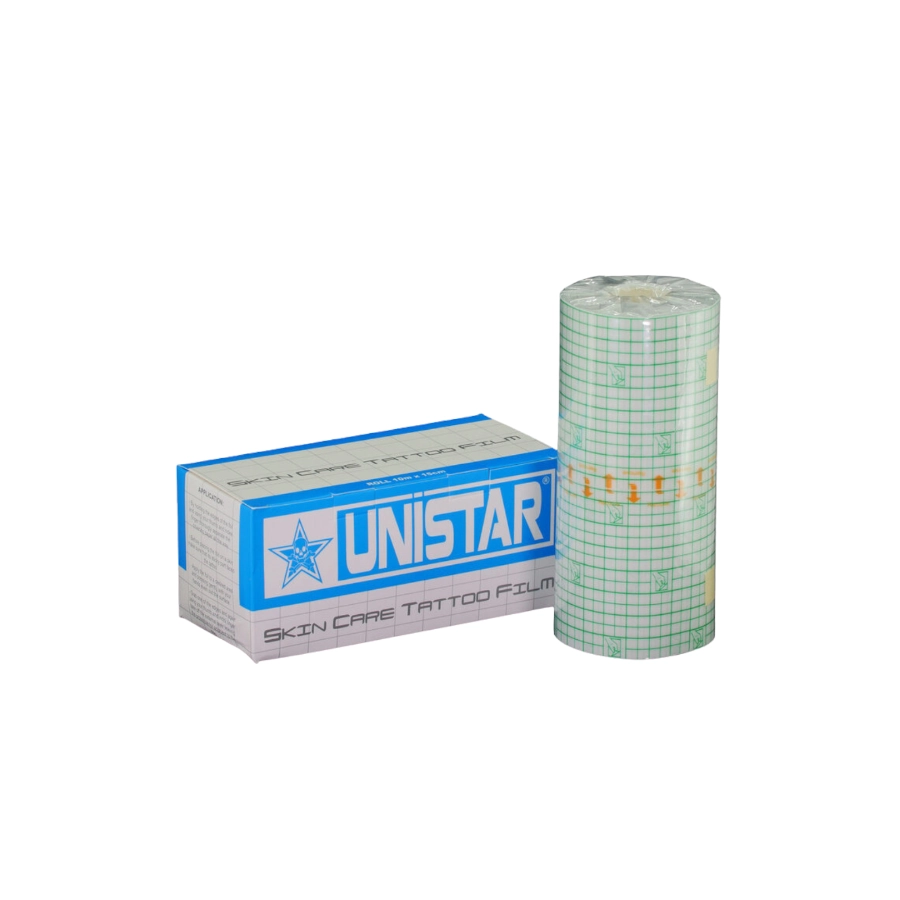 Pansement Tattoo - Unistar Skin Care Tattoo Film - Film de protection et de soin pour les tatouages