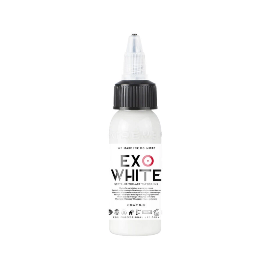 Encre Tatouage Blanche - Xtreme Ink Exo White - Mélange pour le tatouage encre reach*