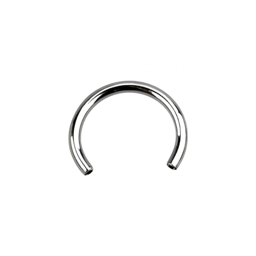 Piercing Fer à Cheval - Titane F136 Interne Stérile Gamme Hand Ink - Barbell circular avec pas de vis interne et strass griffé* (copie)