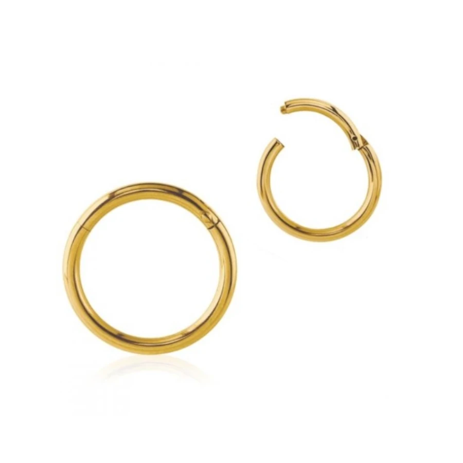 Piercing Anneau - Titane F136 Gold Stérile Gamme Hand Ink - Anneau clicker en titane avec fermeture à charnière* (copie)