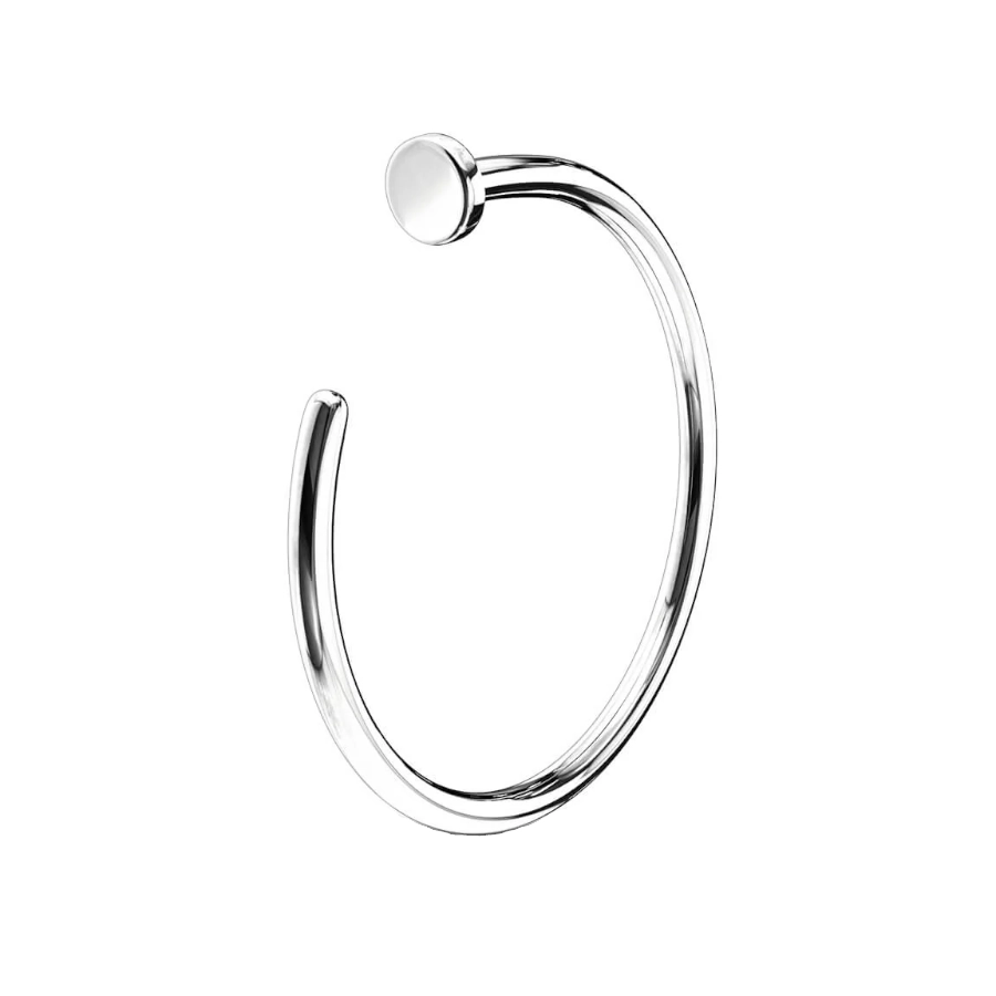Piercing Nez - Titane Astm F136 - Anneau de nez 51 avec disque*
