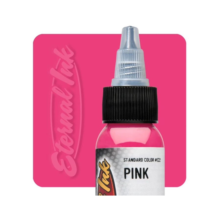 Encre Entrainement Tattoo Rose - Eternal Ink Pink - Encre artistique pour entrainement au tatouage NON REACH*