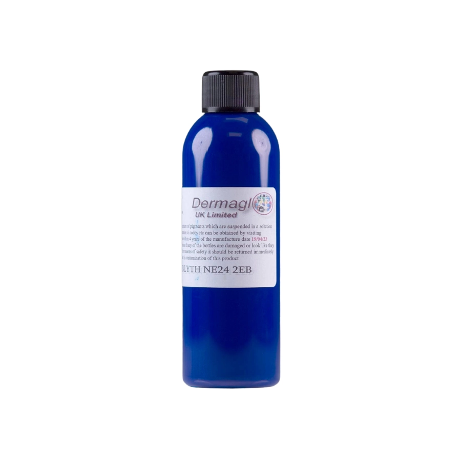 Encre Entrainement Tattoo Bleue - Dermaglo Midnight Blue - Encre artistique pour entrainement au tatouage NON REACH*