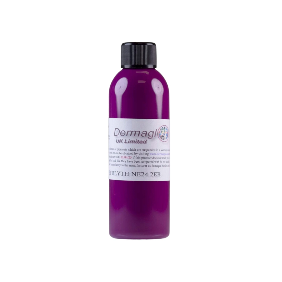 Encre Entrainement Tattoo Violette - Dermaglo Plum - Encre artistique pour entrainement au tatouage NON REACH*