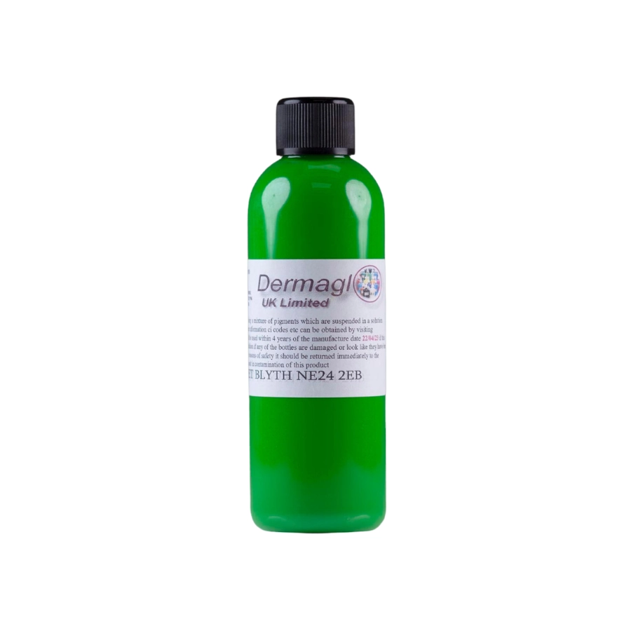 Encre Entrainement Tattoo Verte - Dermaglo Lime Green - Encre artistique pour entrainement au tatouage NON REACH*