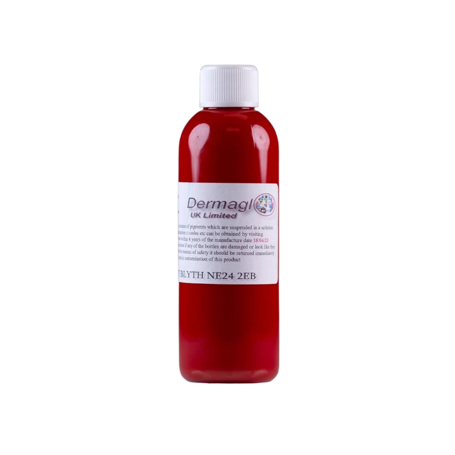 Encre Entrainement Tattoo Rouge - Dermaglo True Love Red - Encre artistique pour entrainement au tatouage NON REACH*