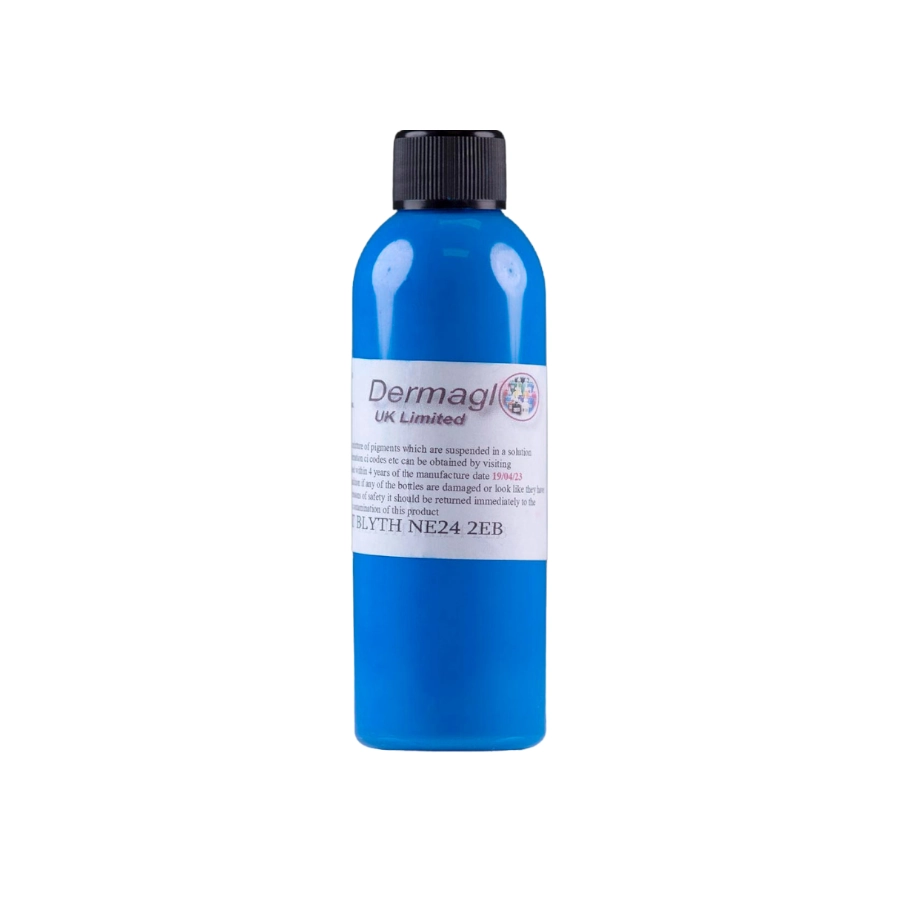 Encre Entrainement Tattoo Bleue - Dermaglo Light Blue - Encre artistique pour entrainement au tatouage NON REACH*