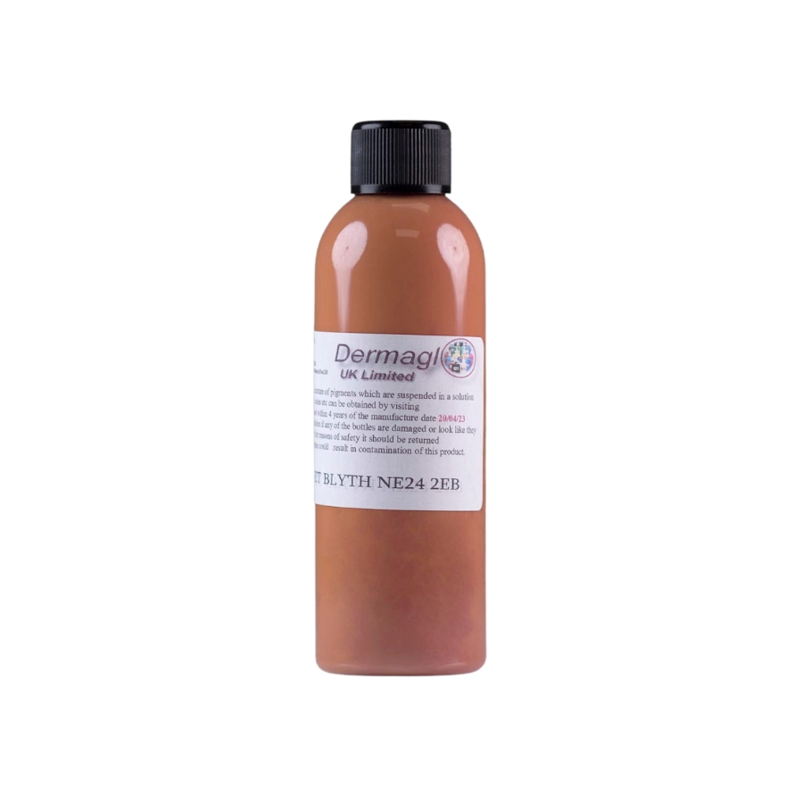 Encre Entrainement Tattoo Marron - Dermaglo Tan - Encre artistique pour entrainement au tatouage NON REACH*