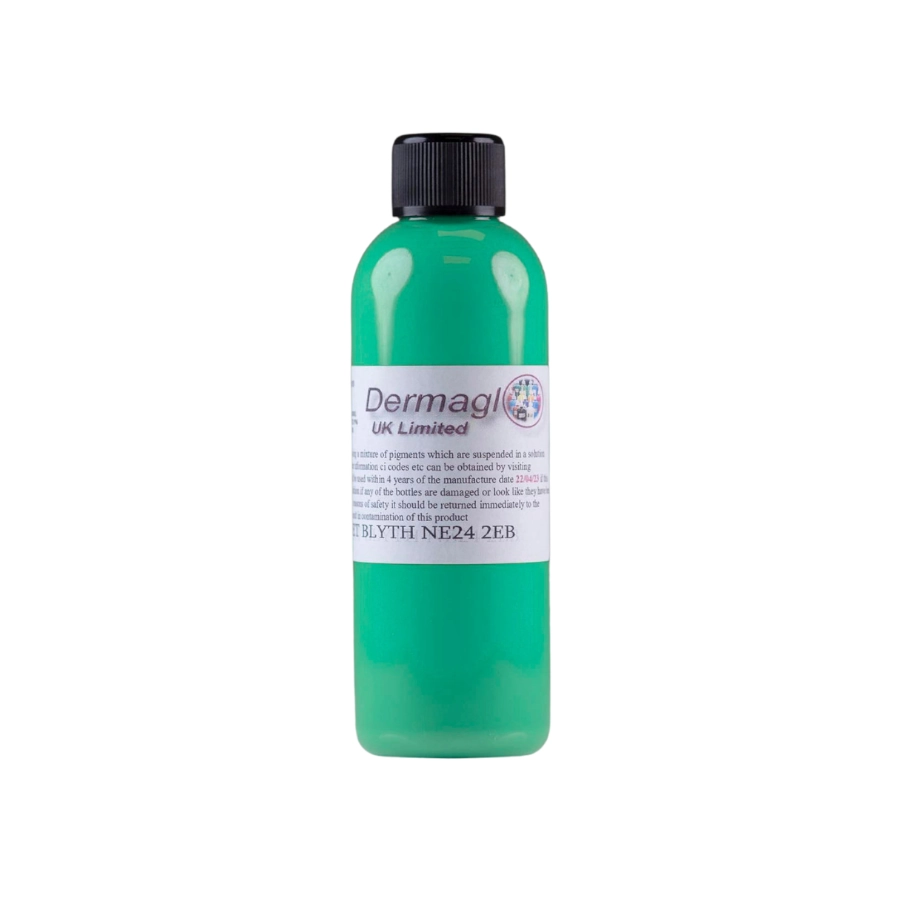 Encre Entrainement Tattoo Verte - Dermaglo Lunar Green - Encre artistique pour entrainement au tatouage NON REACH*