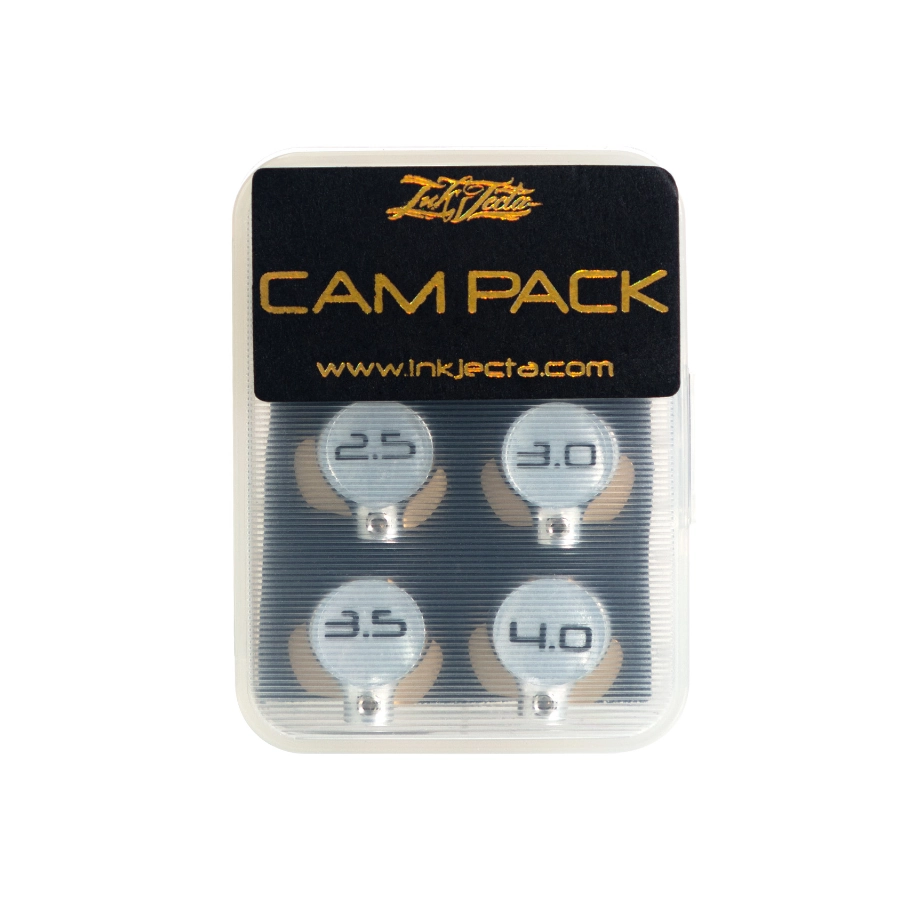 Piece Tattoo - Inkjecta Cam Nano - Coffret de 4 cam pour changer la frappe de la machine a tatouer*