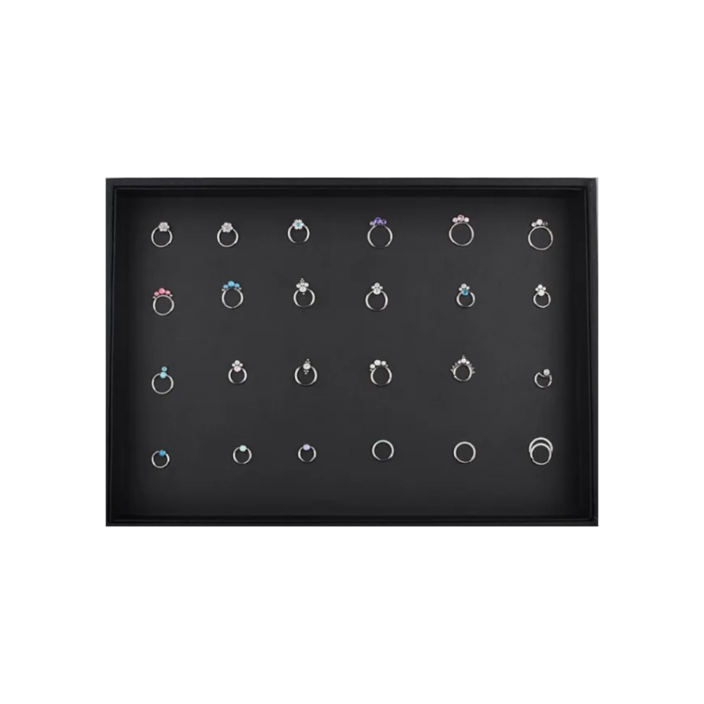 Présentoir Piercing - Cadre présentoir pour bijou en simili cuir 20 x 15 cm
