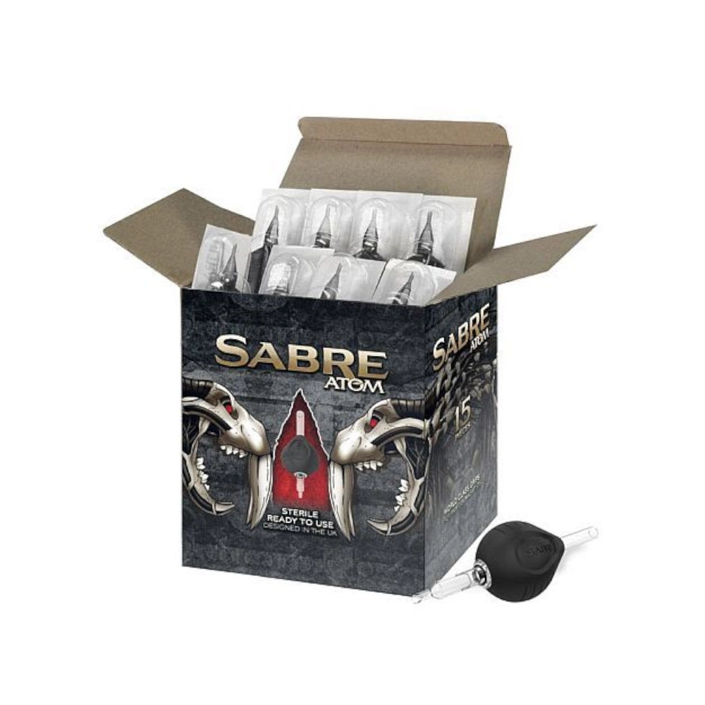 Tubes Tattoo - Sabre Atom Flat - Tube vide pour aiguille tatouage forme flat*