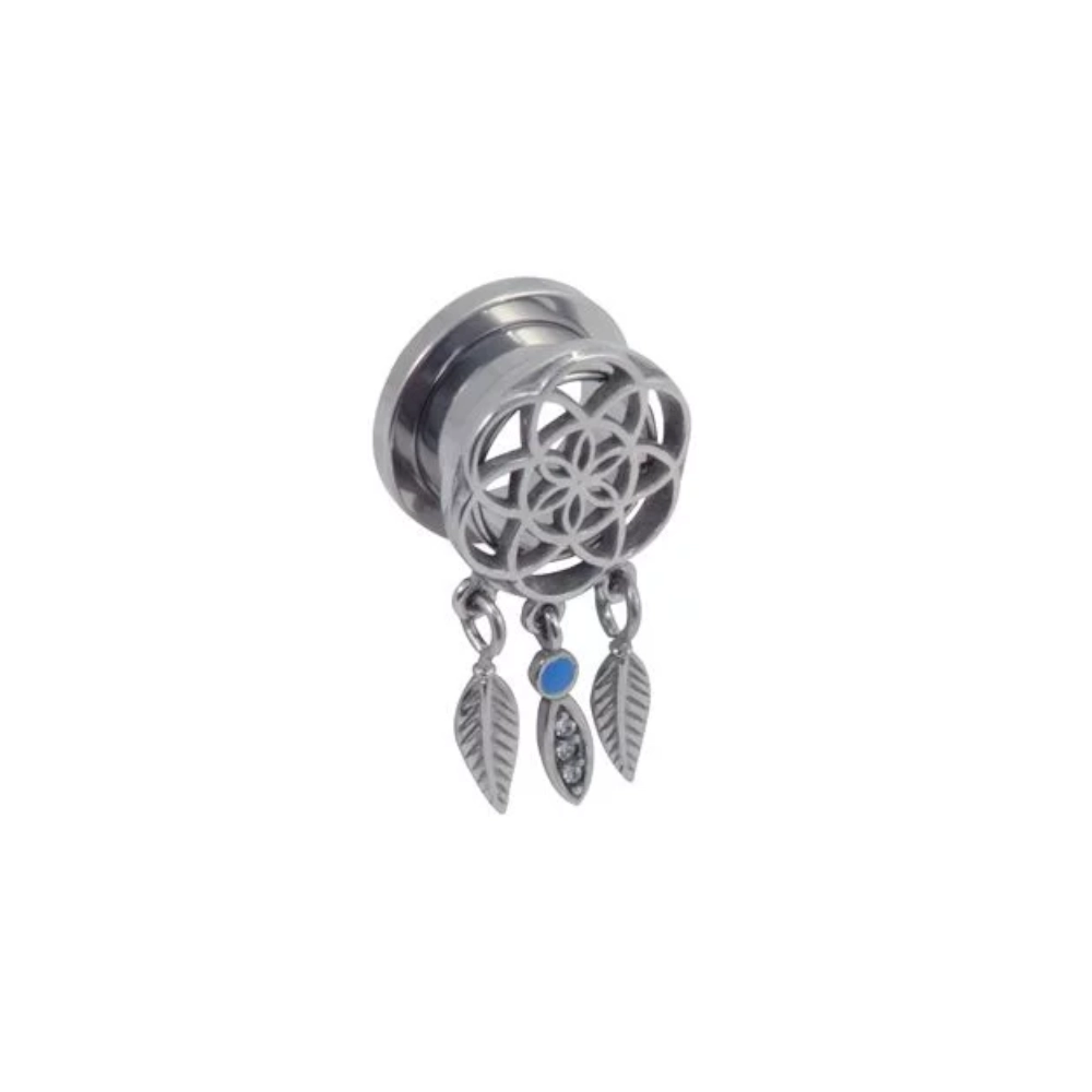 Piercing Écarteur - Acier Gamme Itc - Écarteur tunnel en acier vissable dream catcher*