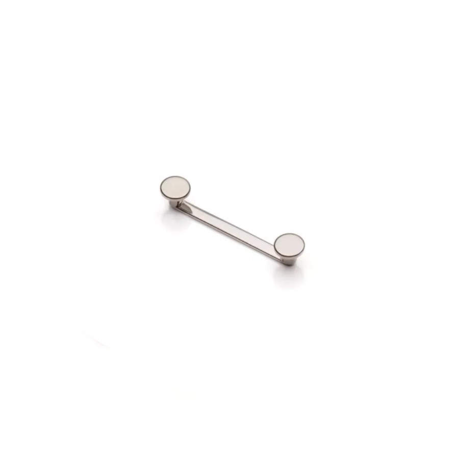 Piercing Barre Implant - Barbell de surface flatbar en titane f136 avec disque plat 4mm