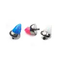 Piercing Embout - Titane F136 Gamme Hand Ink - Embout 39 avec pas de vis interne pierre opale en ovale*