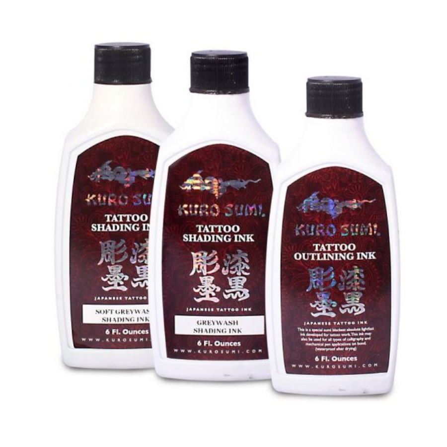 ENCRE KURO SUMI SET DE 3 FLACONS OUTLINING/SHADING/SOFT SHADING NON CONFORME REACH
