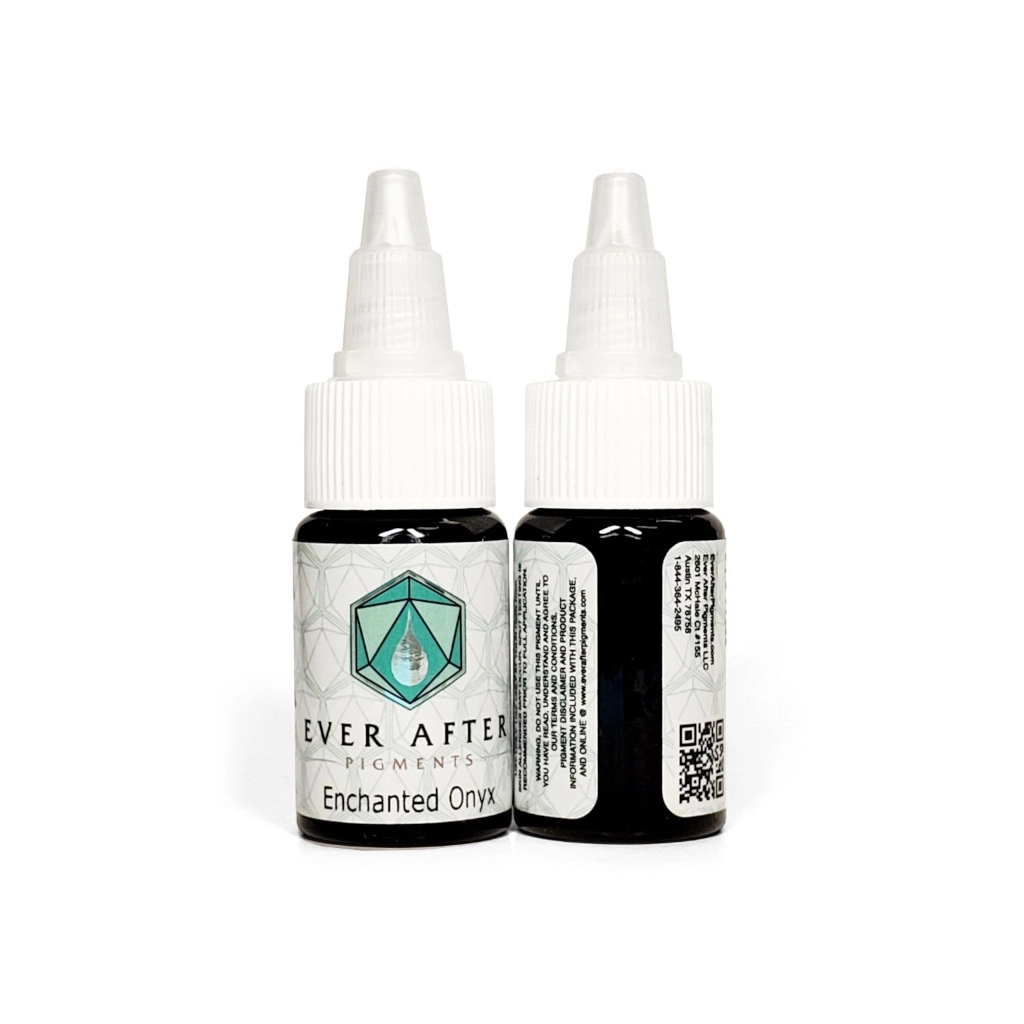 Pigment Pmu Noire - Ever After Enchanted Onyx - Pigments pour l'entraînement au maquillage permanent non reach 15 ml*