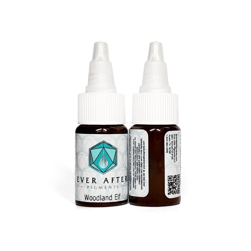 Pigment Pmu Marron - Ever After Woodland Elf - Pigments pour l'entraînement au maquillage permanent non reach 15 ml*