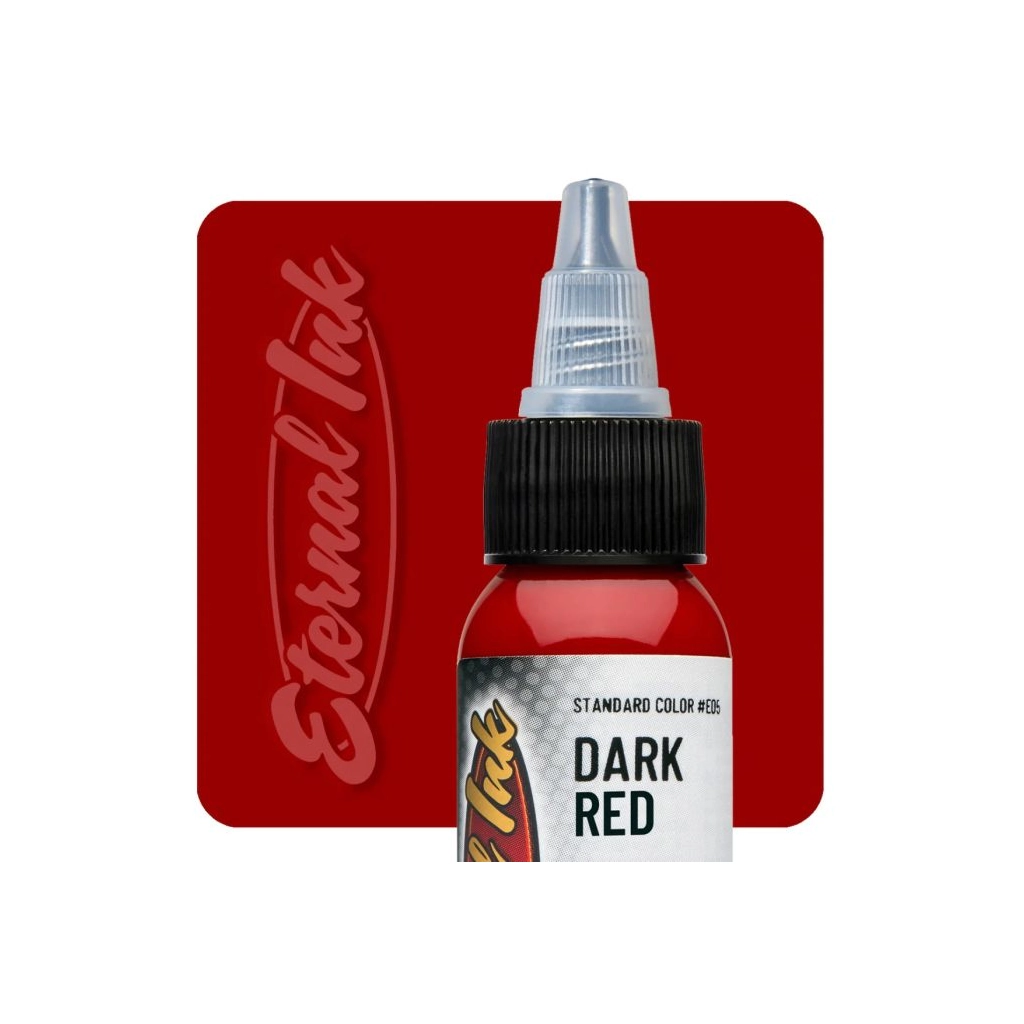 Eternal Ink Dark Red - Encre artistique pour entraînement tatouage NON REACH