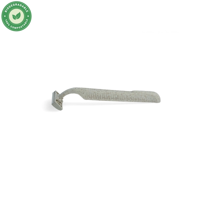 Rasoir Biodegradable Tattoo - Elephant wheat straw razor boîte de 50 rasoirs en paille de blé à usage unique