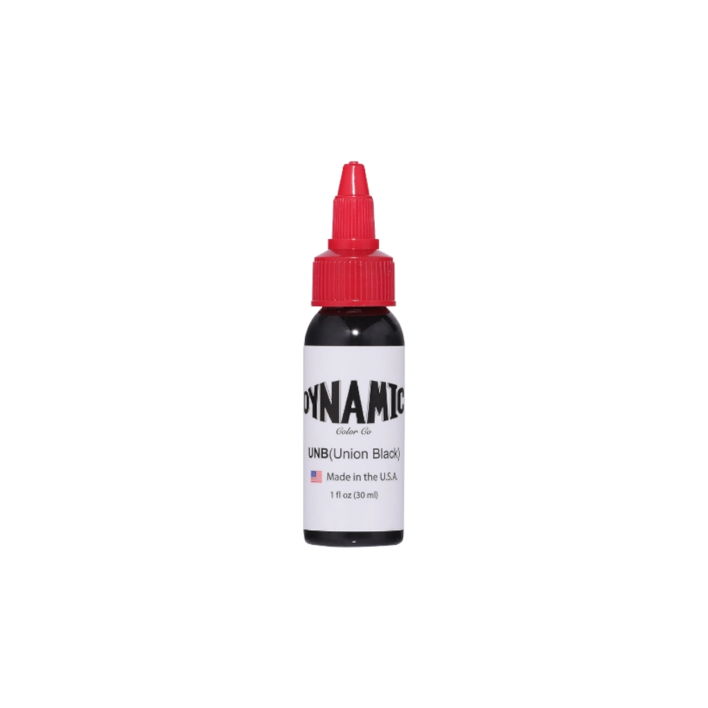 Encre Tattoo Noir - Dynamic ink Union Black - Mélange pour le tatouage et maquillage permanent encre REACH