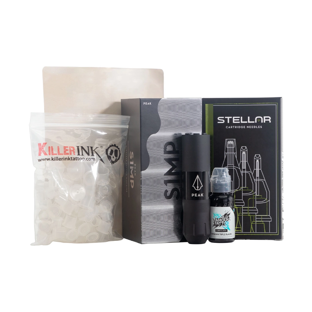 Kit Apprentie - Kit Pen Peak - Kit de tatouage avec machine à tatouer sans fil peak*