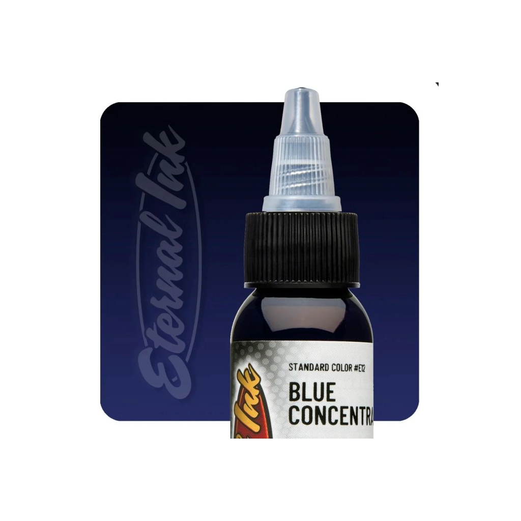 Encre Eternal Ink Blue Concentrate - Encre artistique pour entrainement tatouage NON REACH