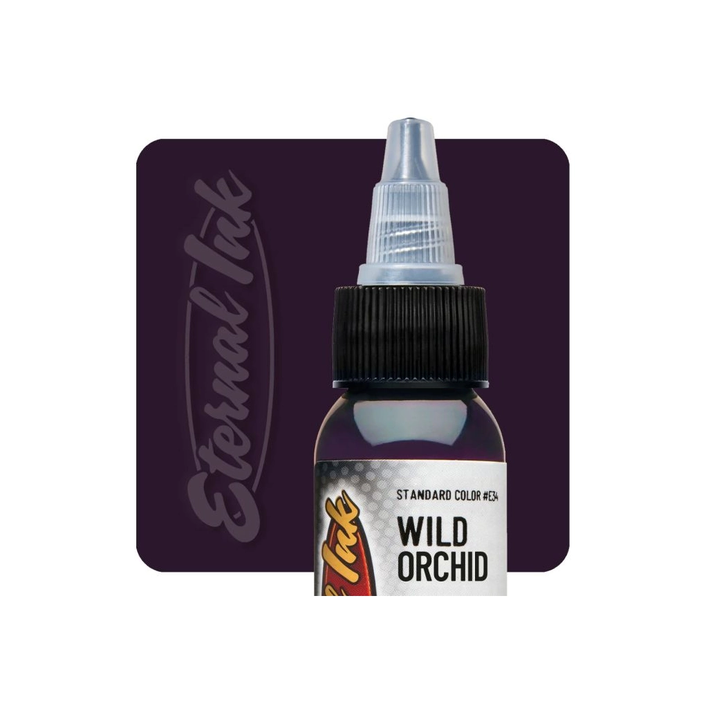 Encre Tatouage Violette - Eternal Ink Wild Orchid - Encre artistique pour l'entraînement au tatouage NON REACH*
