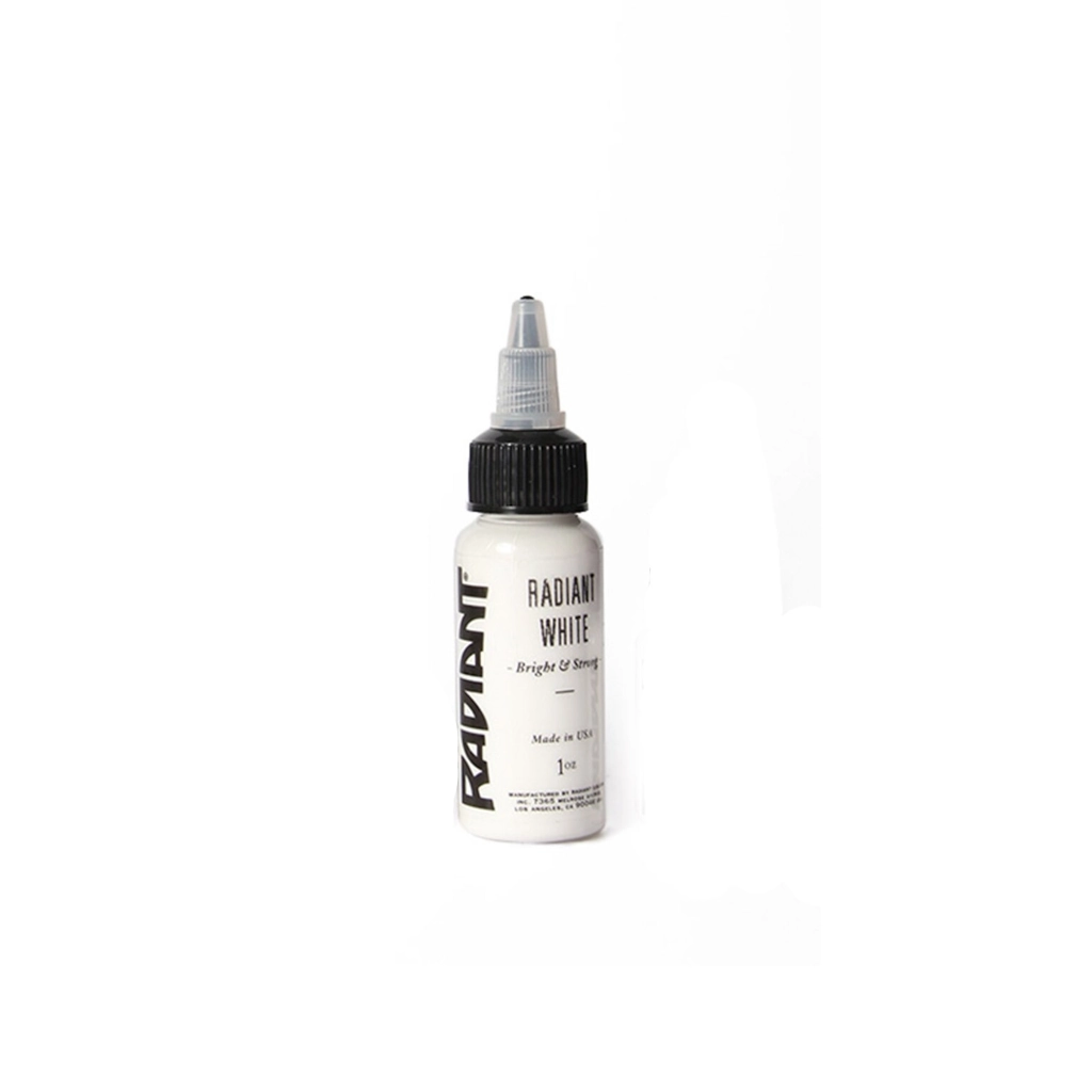 Encre Entrainement Tattoo Blanche - Radiant Ink White - Encre artistique pour entrainement au tatouage NON REACH 30 ml* 
